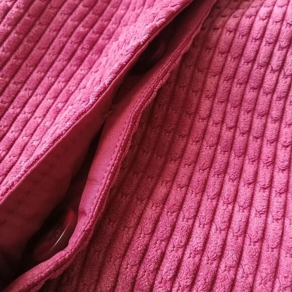 Ingenuity Pink Padded Shoulder Textured Button Down Blazer Jacket Women's Size 8 - Picture 9 of 12